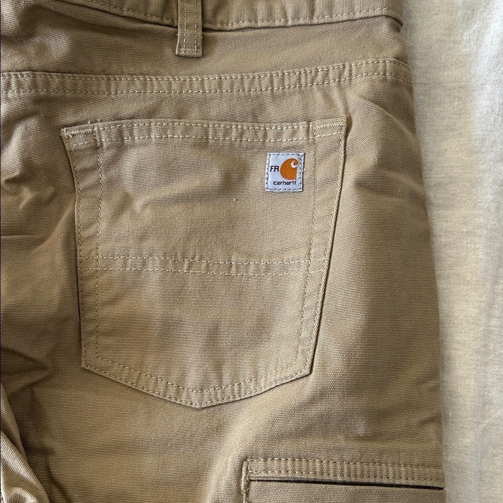 Carhartt Flame Resistant Canvas Pants - Khaki - Picture 10 of 11